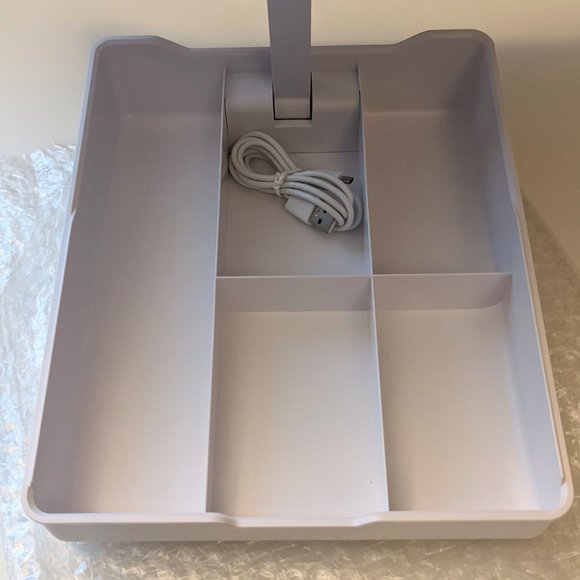 Impressions Vanity TOUCH TRIFOLD LED MAKEUP MIRROR WITH VANITY ORGANIZER - Picture 7 of 9